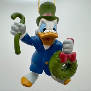 Disney Mickey's Christmas Carol Scrooge McDuck Ebenezer Scrooge Avon Ornament